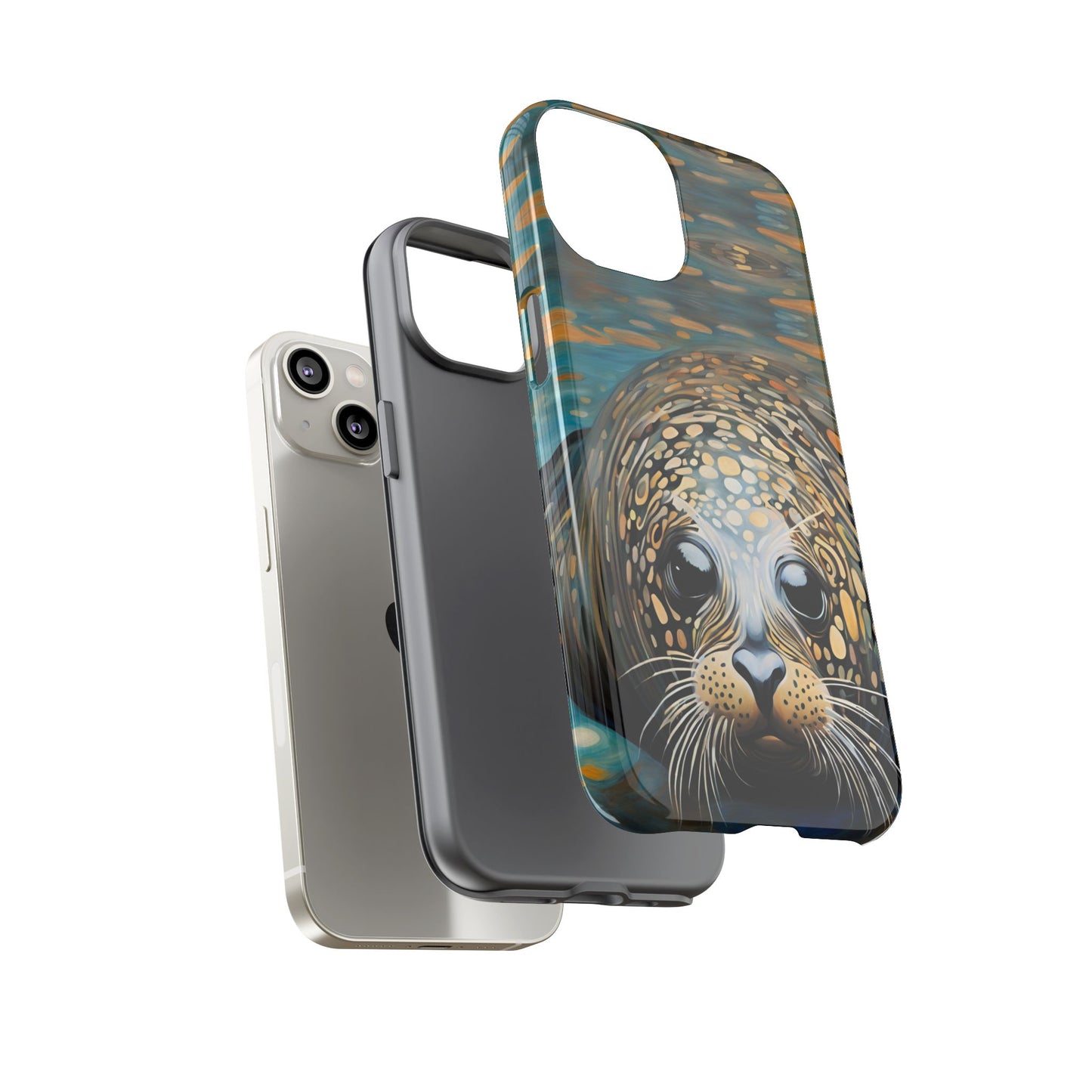 Harbor Seal Wildlife iPhone Samsung Galaxy Google Pixel Tough Cases