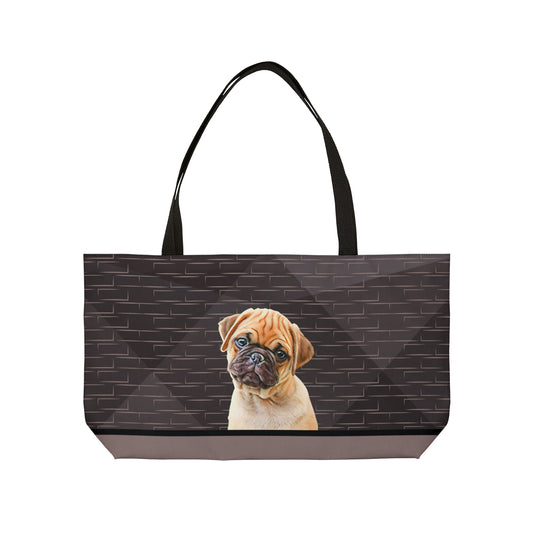 Pug Weekender Tote Bag