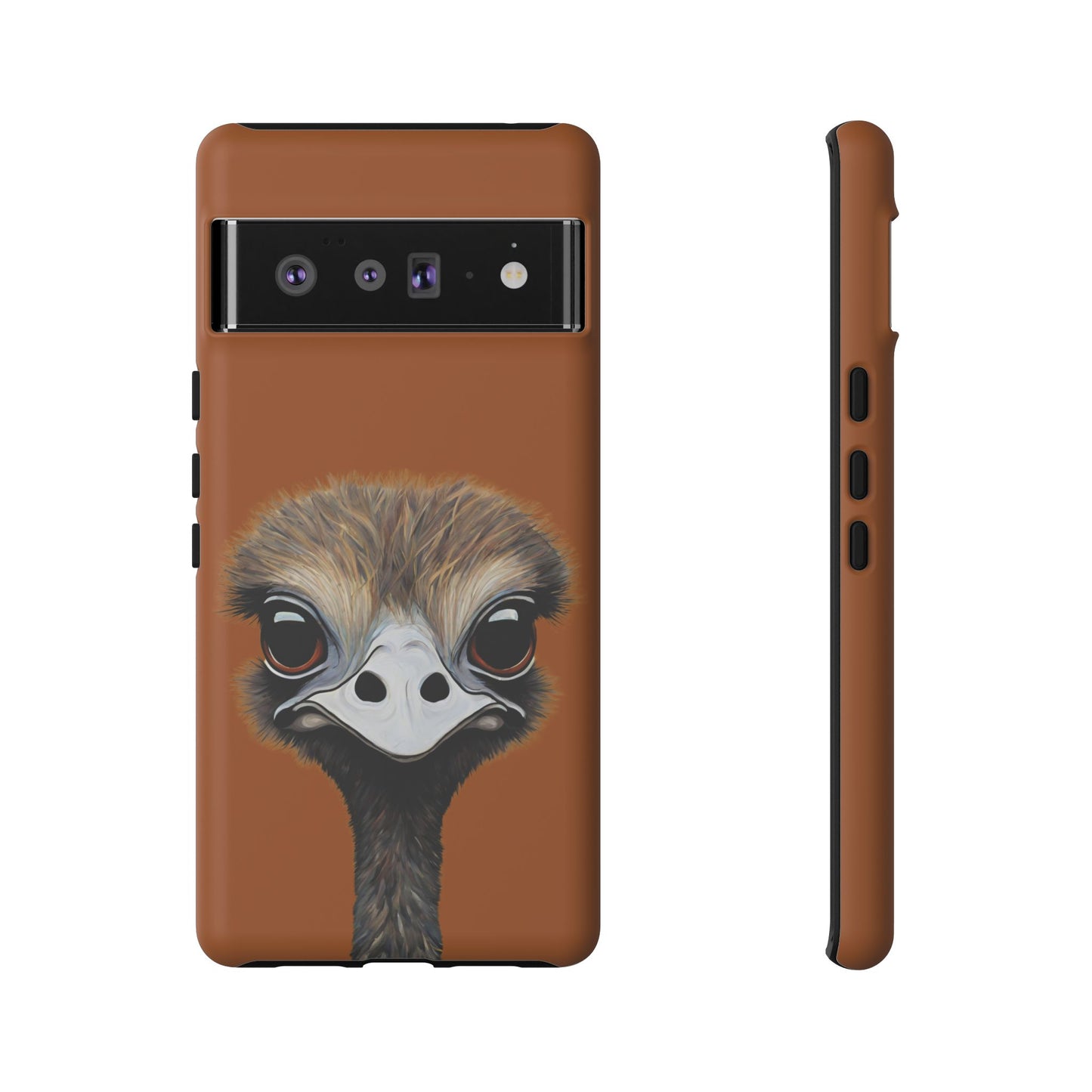 Ostrich Wildlife iPhone Samsung Galaxy Google Pixel Tough Cases