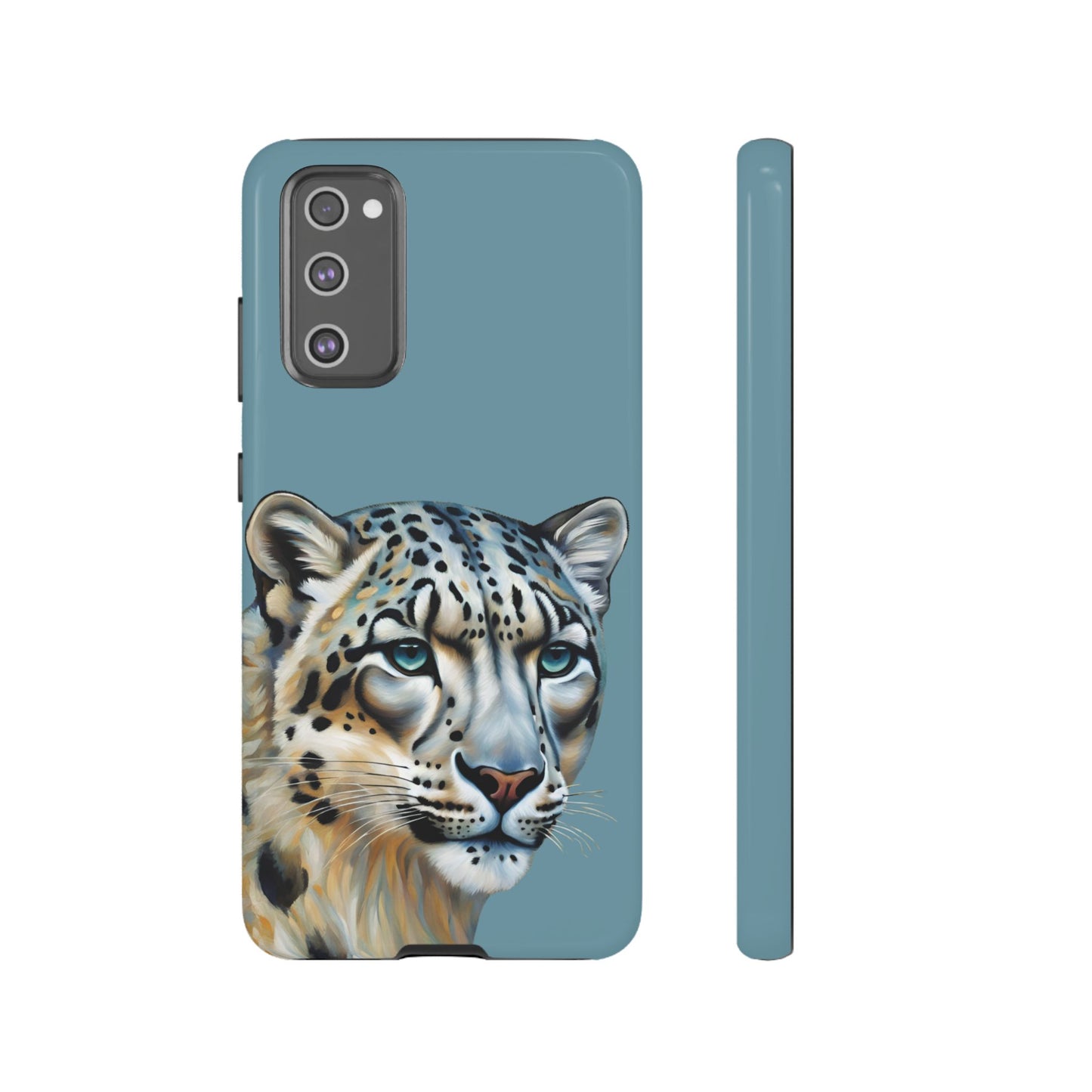 Snow Leopard iPhone Samsung Galaxy Google Pixel Tough Cases