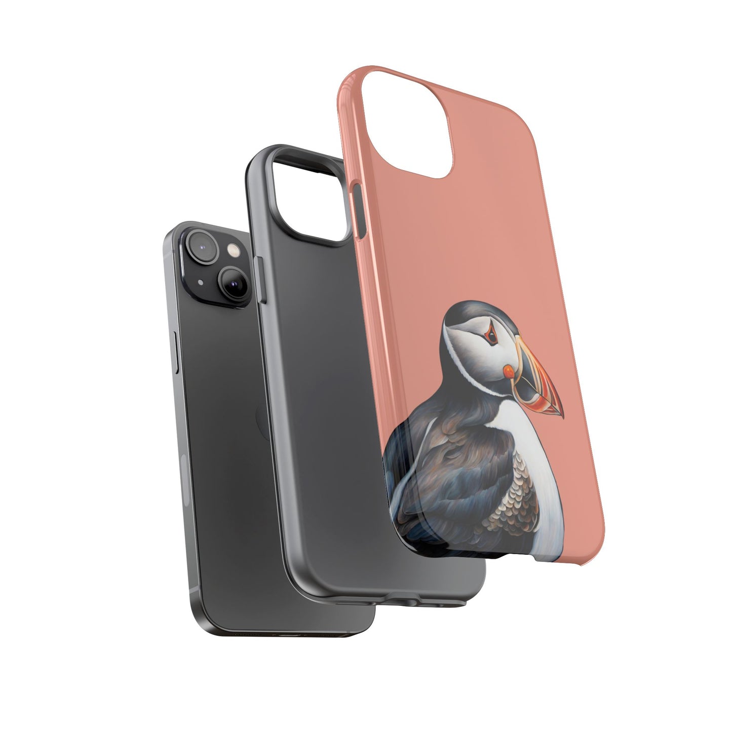 Puffin Wildlife iPhone Samsung Galaxy Google Pixel Tough Cases