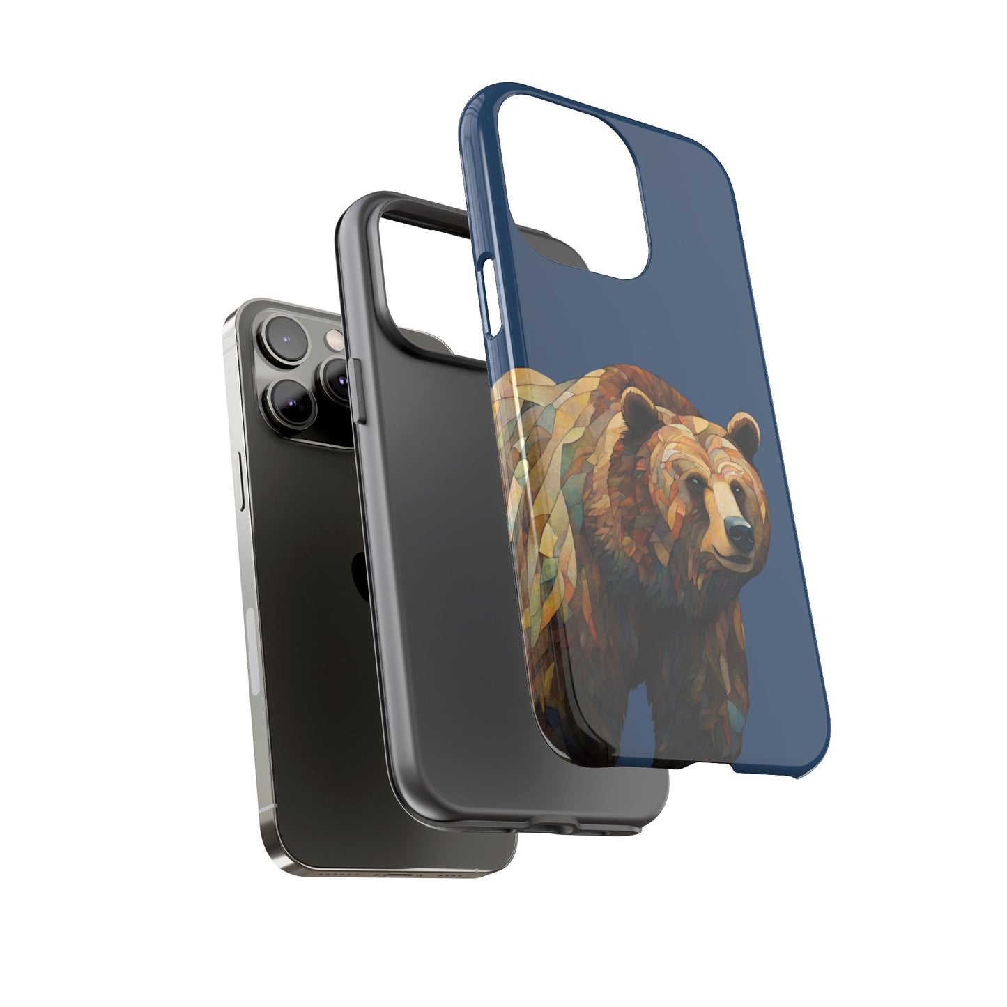 Grizzly Wildlife iPhone Samsung Galaxy Google Pixel Tough Cases