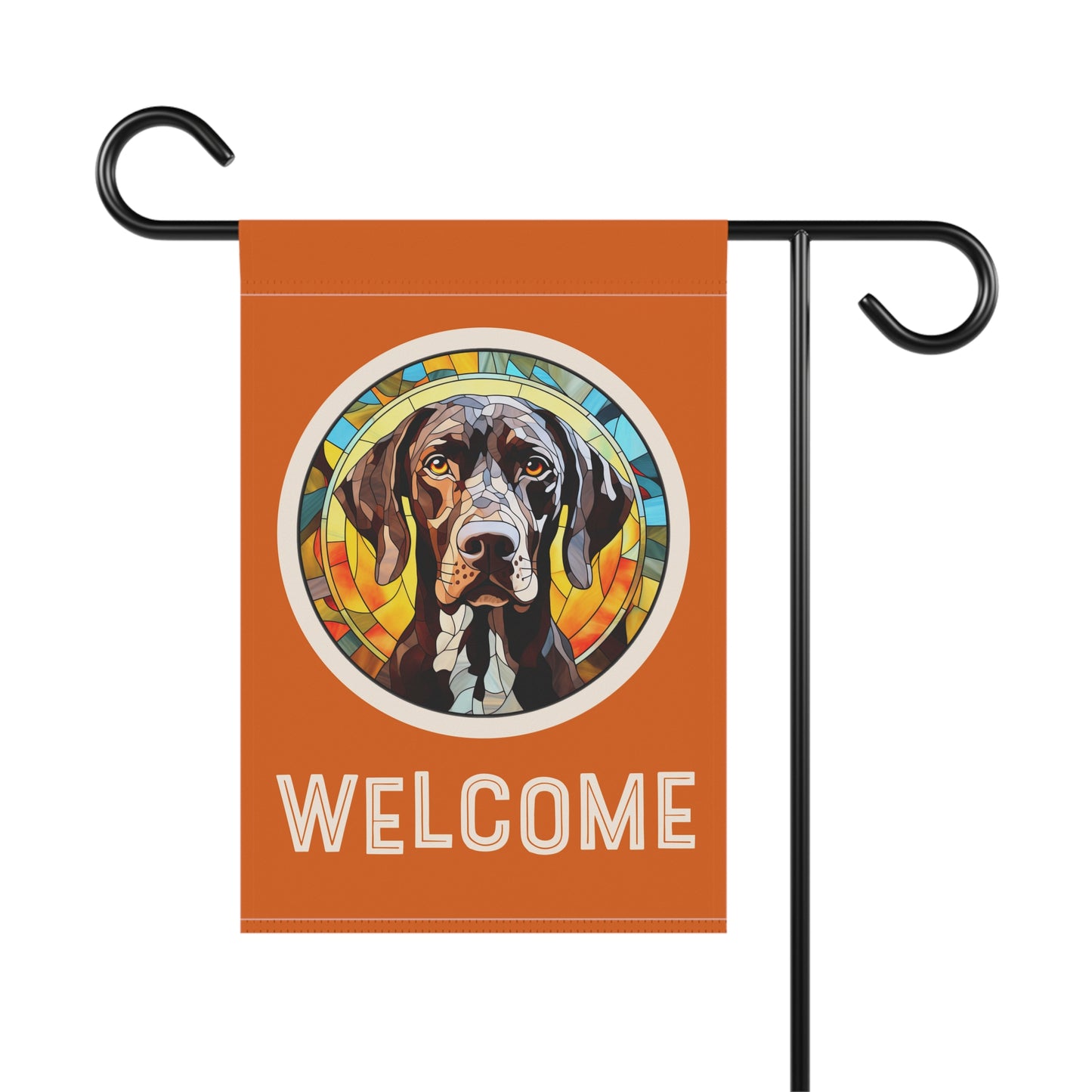 German Shorthaired Pointer Welcome 2-Sided Garden & House Flag/Banner