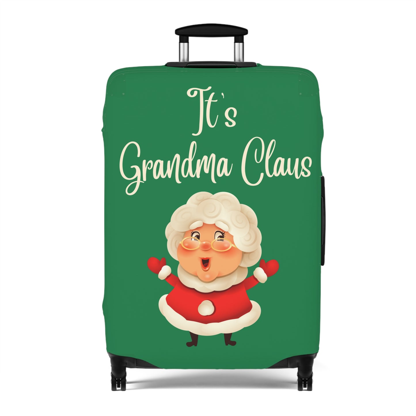 It's Grandma Claus Christmas Luggage Cover