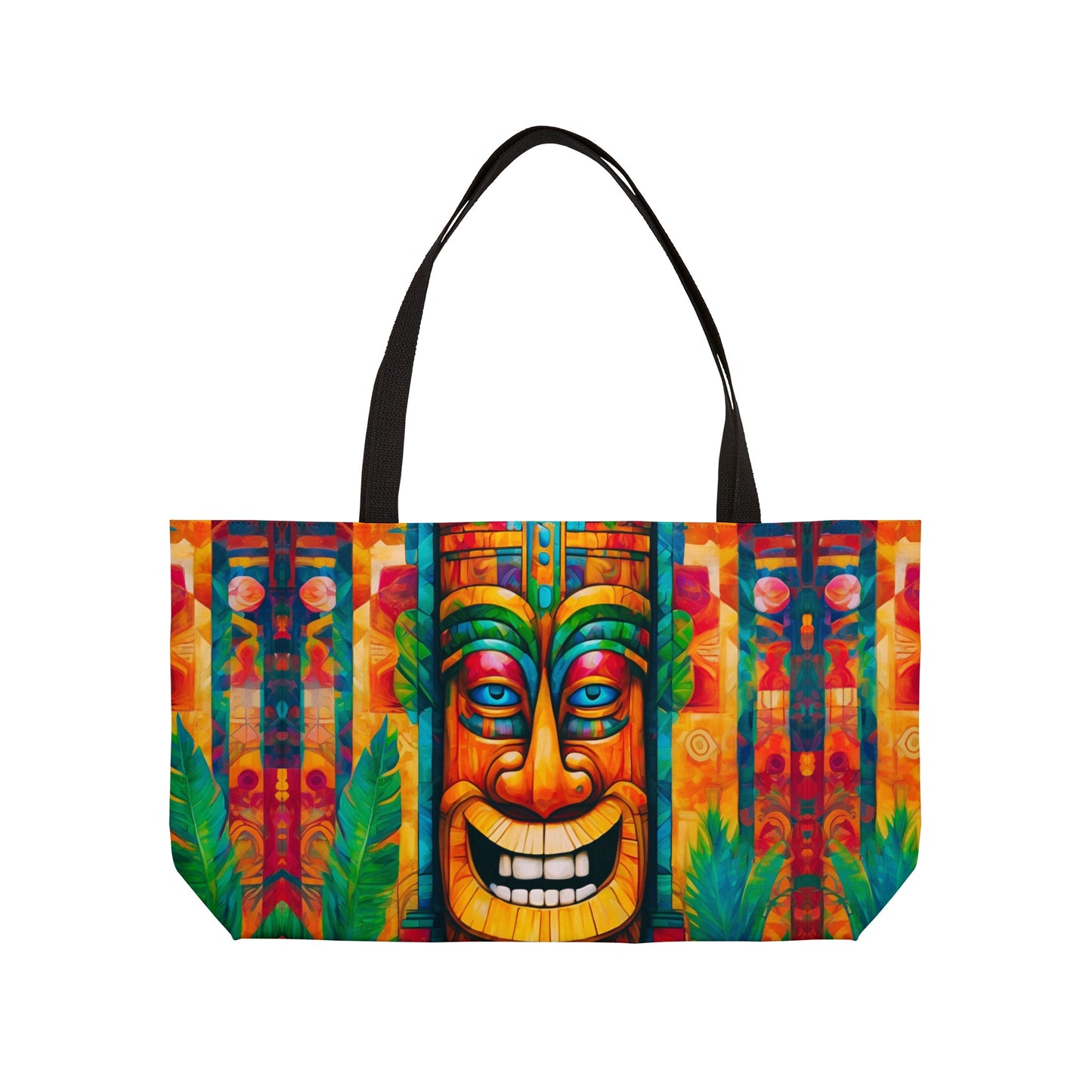 The Tiki Knows Weekender Tote Bag