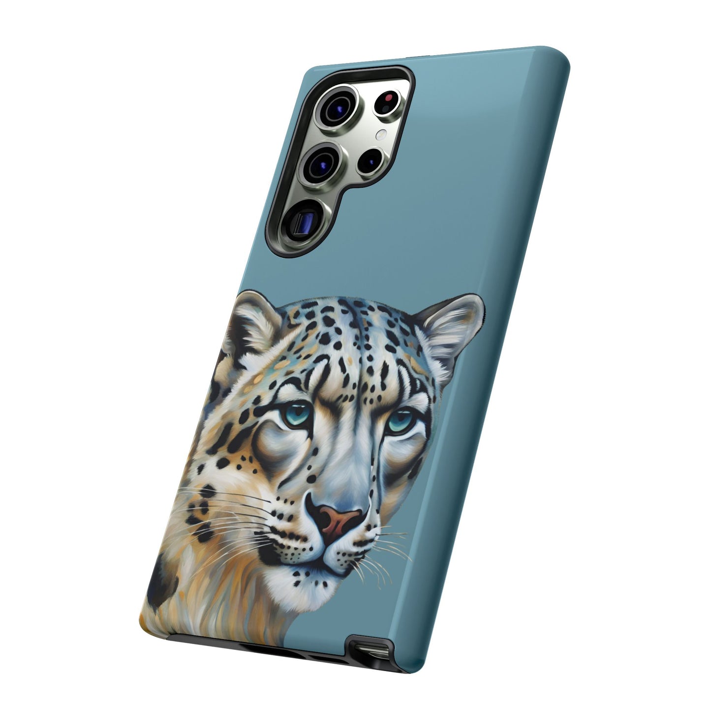 Snow Leopard iPhone Samsung Galaxy Google Pixel Tough Cases