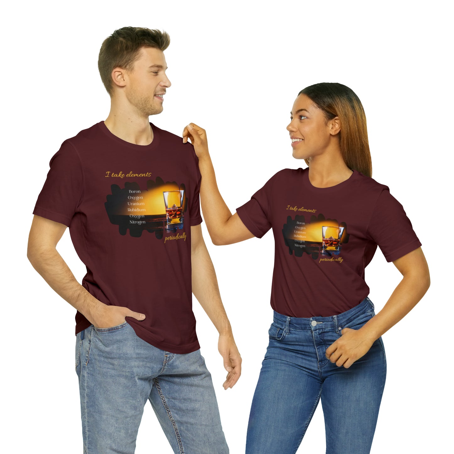 Bourbon Elements Unisex Jersey Short Sleeve Tee