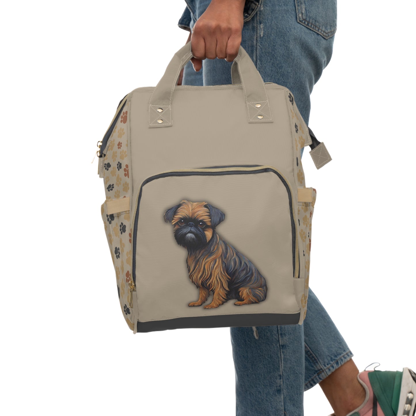 Brussels Griffon Multifunctional Backpack