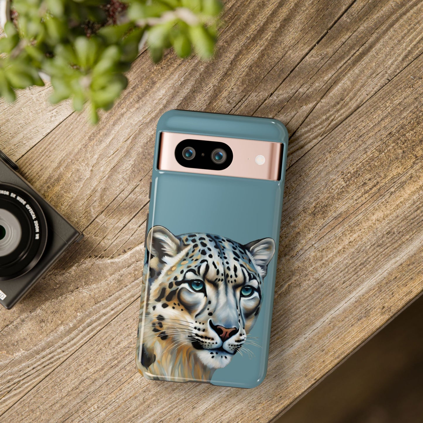 Snow Leopard iPhone Samsung Galaxy Google Pixel Tough Cases