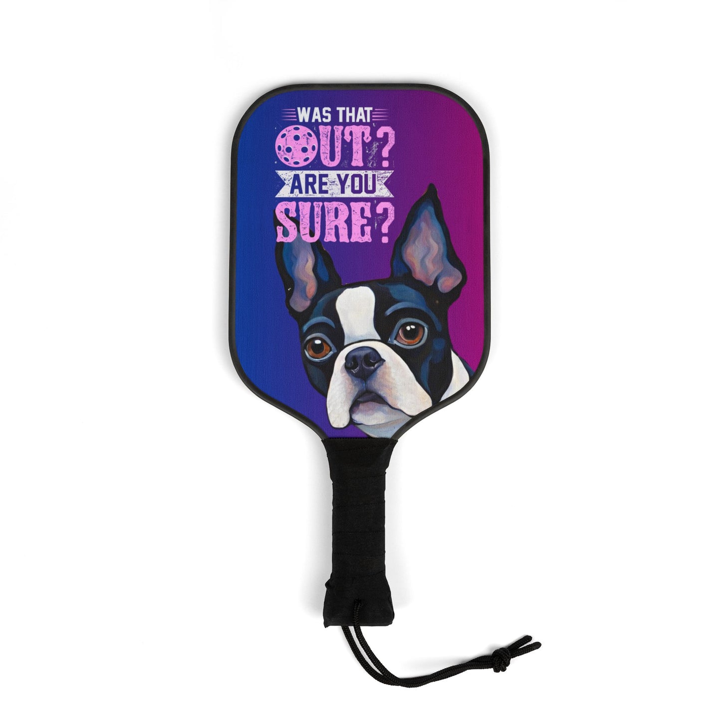 Boston Terrier Was That Out Pickleball Kit