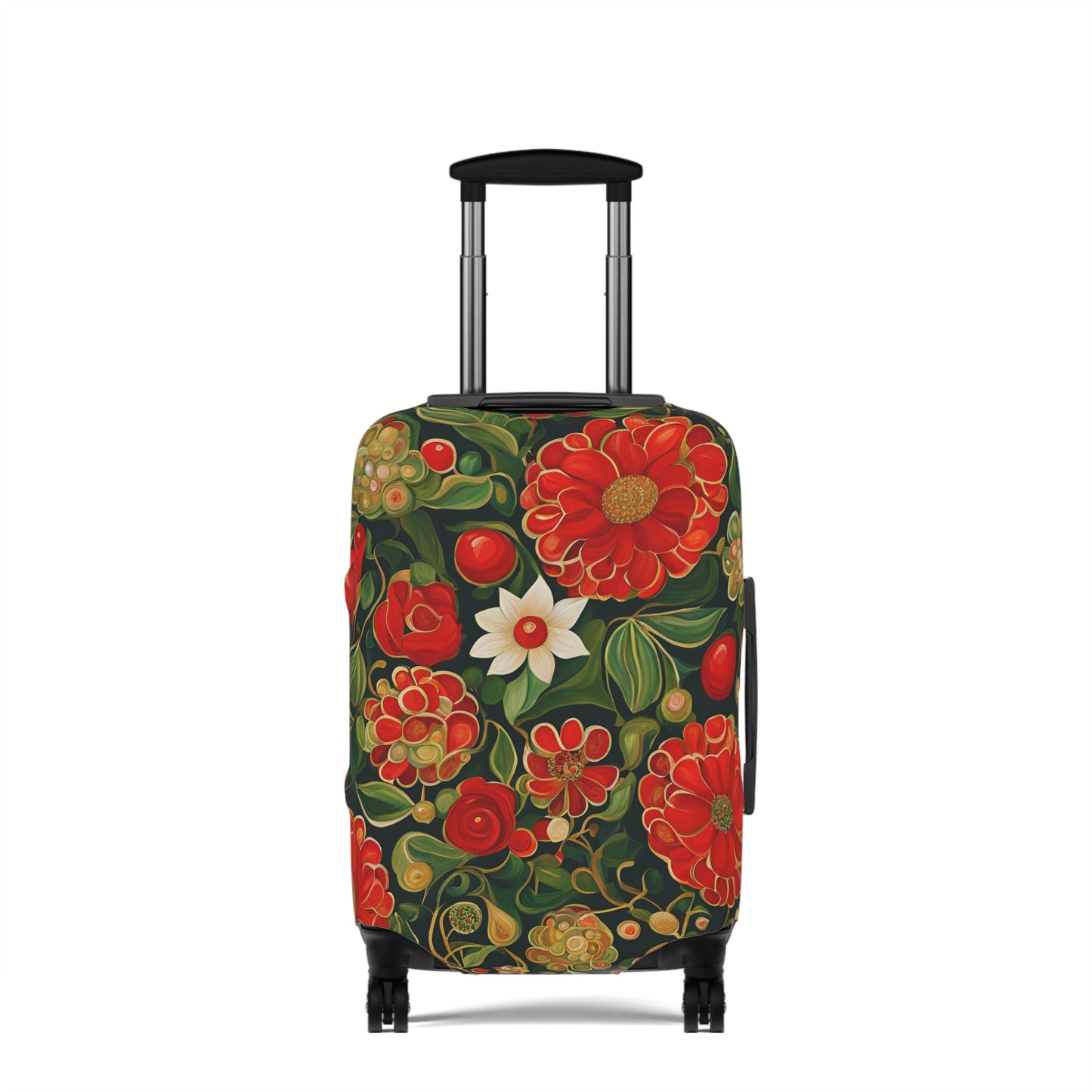 December Flowers Luggage Cover