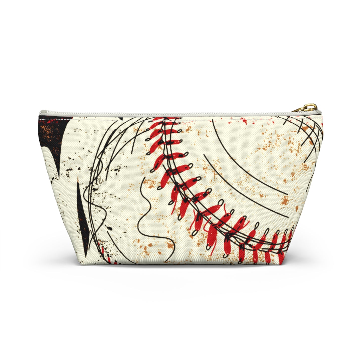 Cardinals Baseball Grunge Accessory Pouch w T-bottom