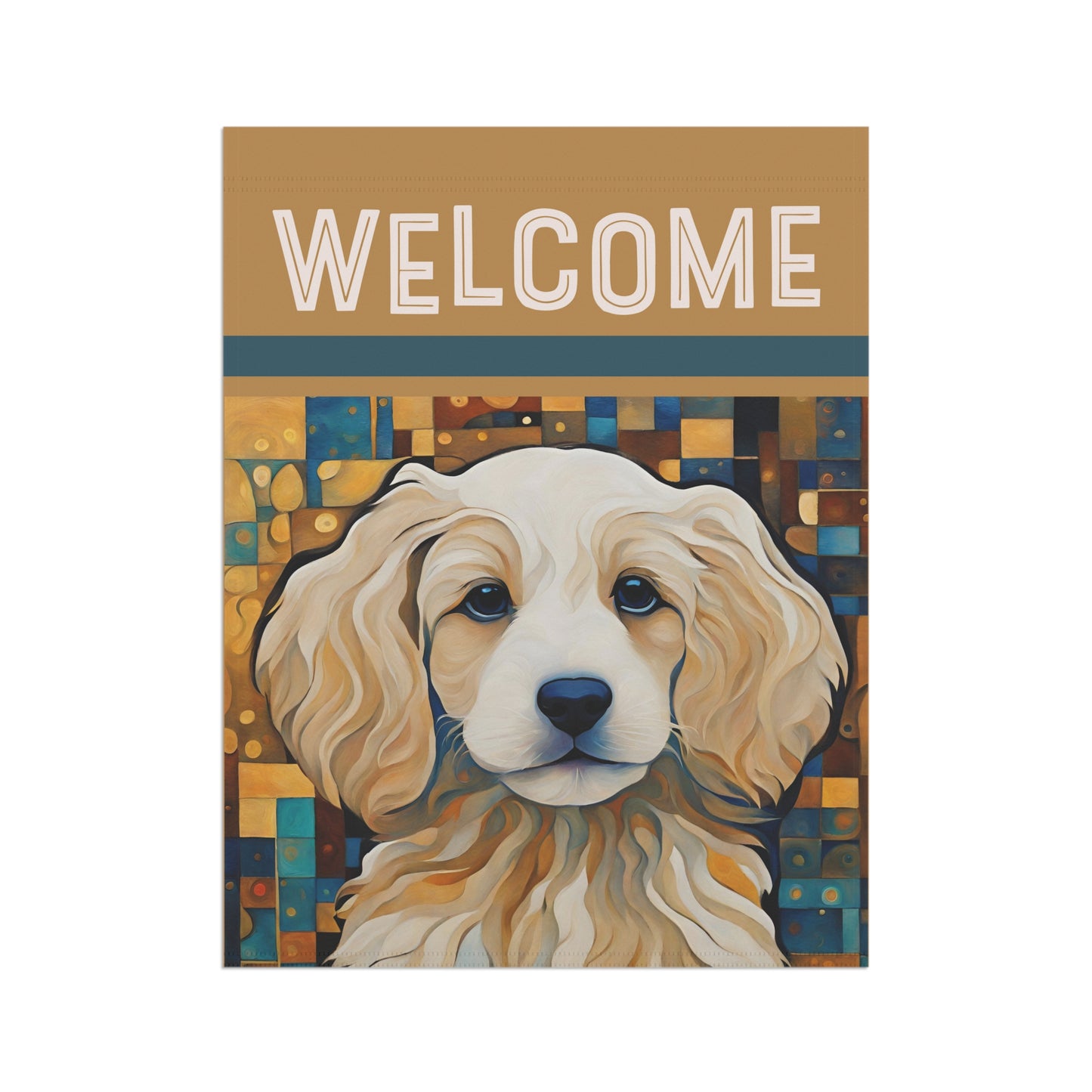 Billie Welcome 2-Sided Garden & House Flag/Banner