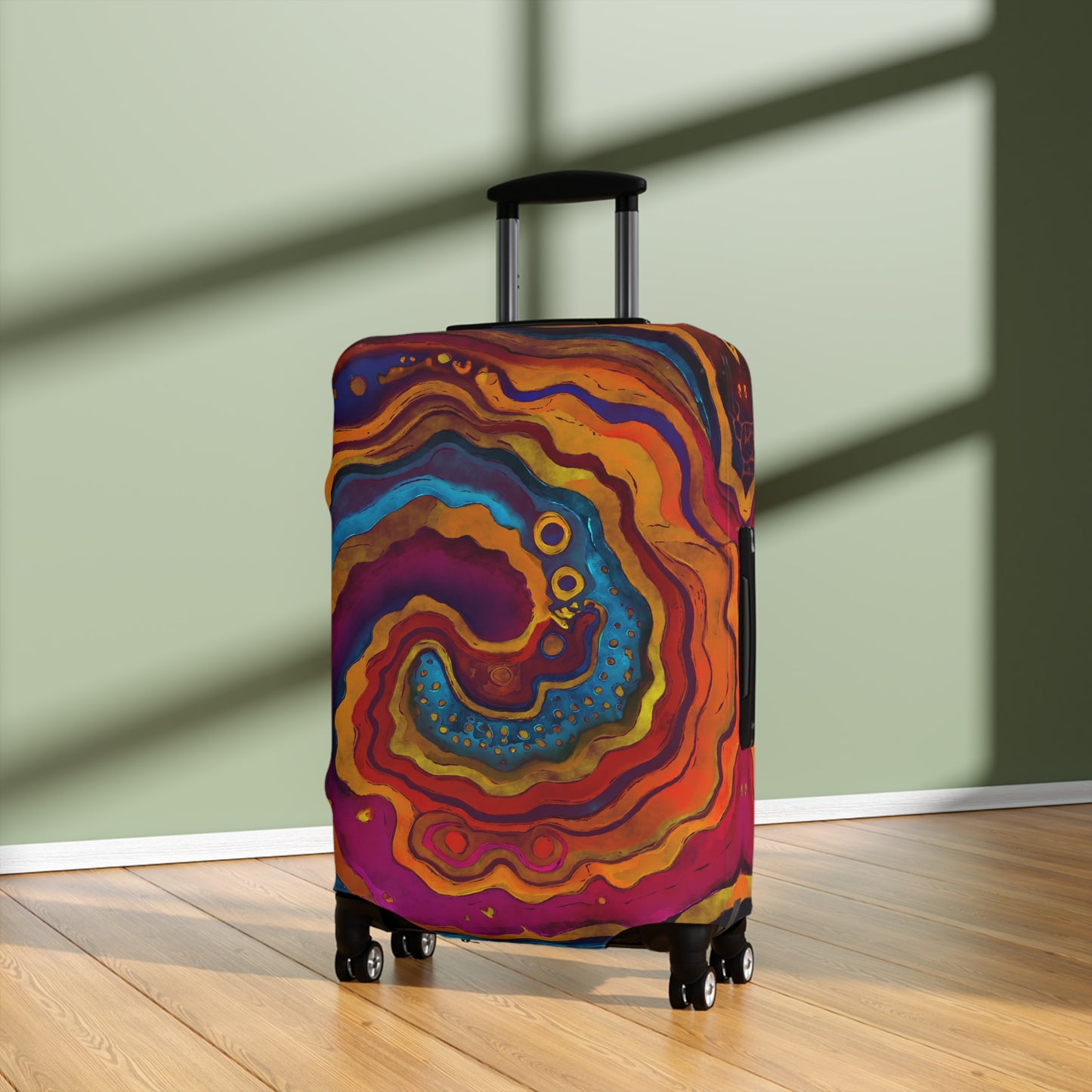 Geode Swirl Luggage Cover