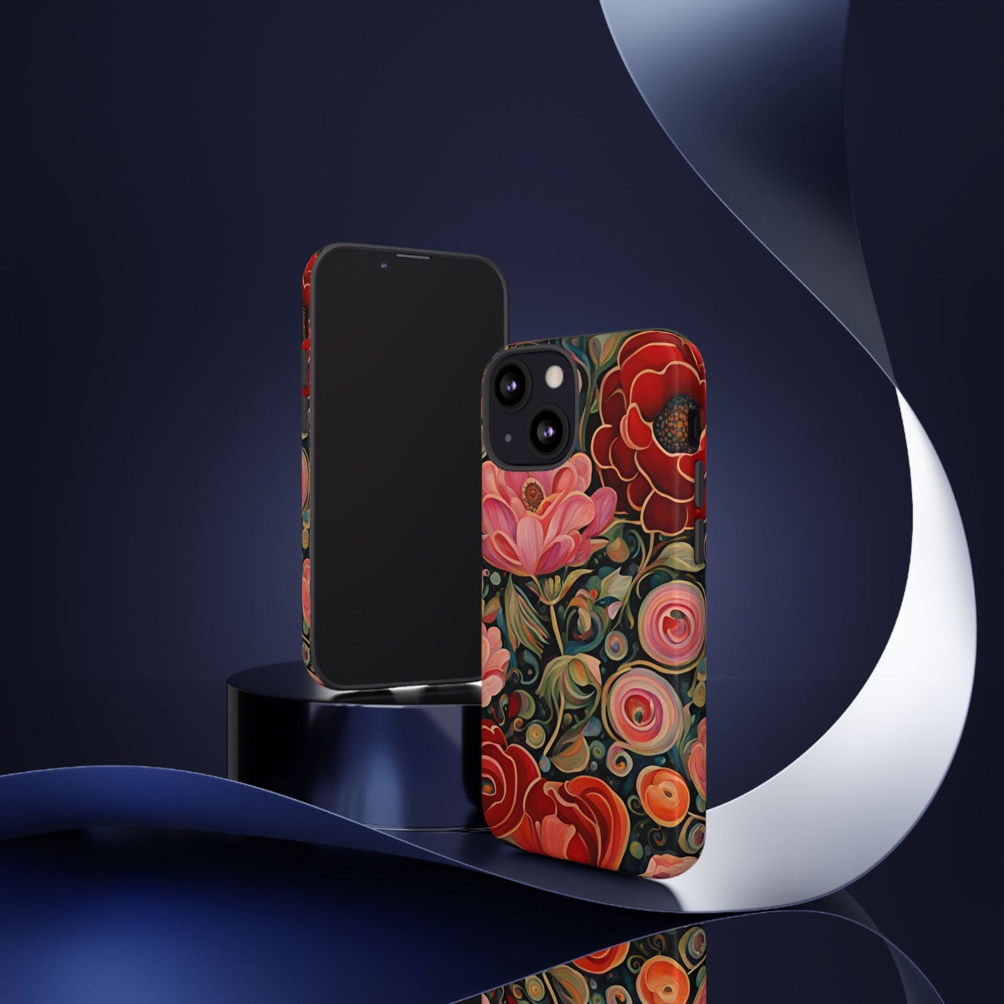 February Flowers iPhone Samsung Galaxy Google Pixel Tough Cases