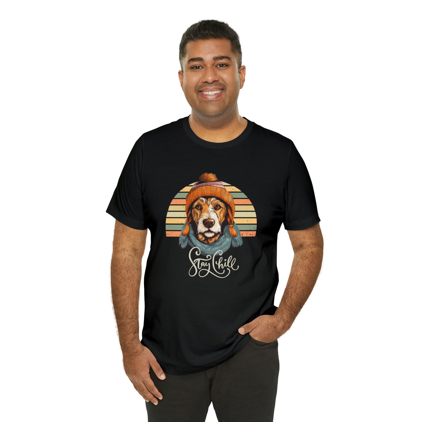 Stay Chill Airedale Terrier Unisex Jersey Short Sleeve Tee