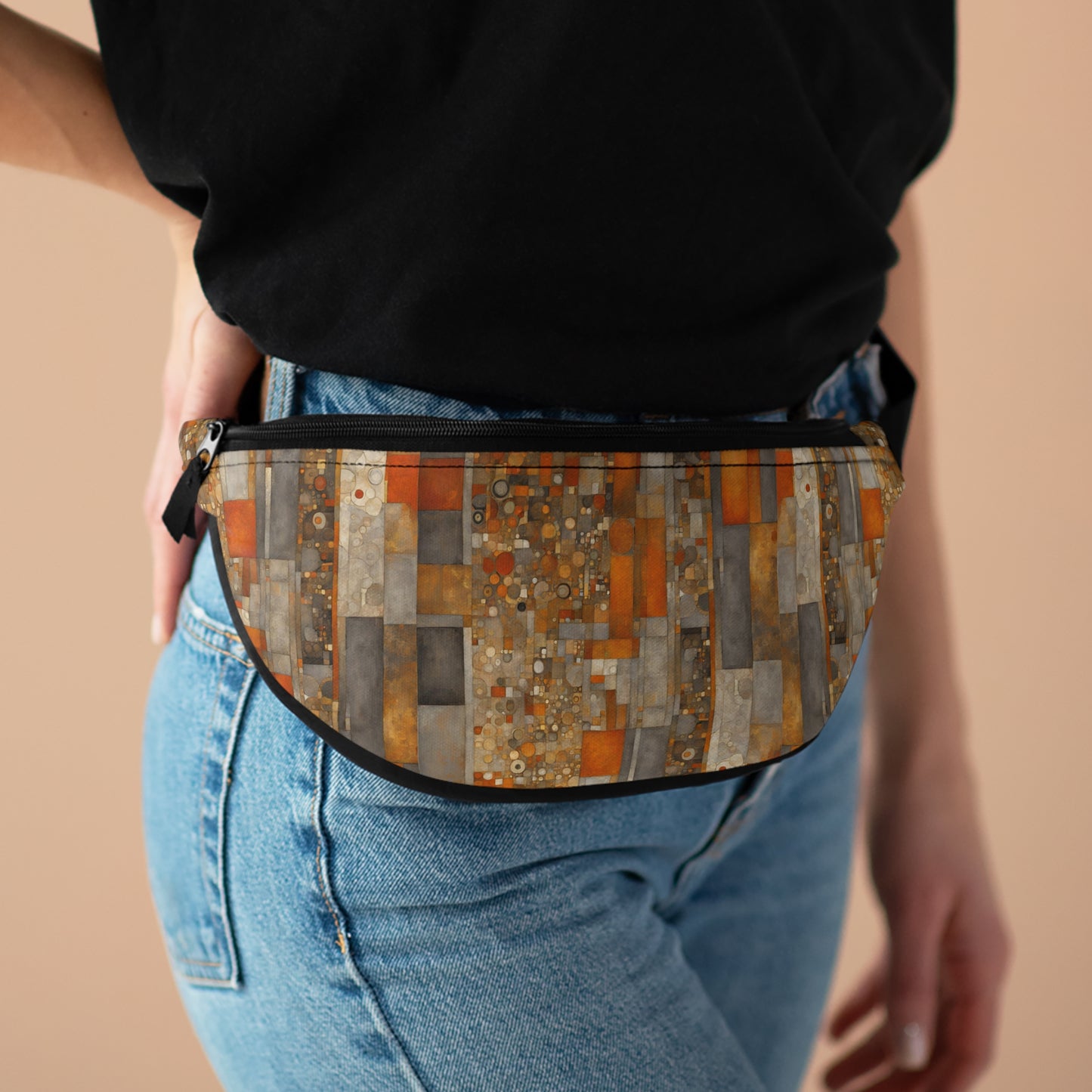 Fandango Orange Abstract Fanny Pack