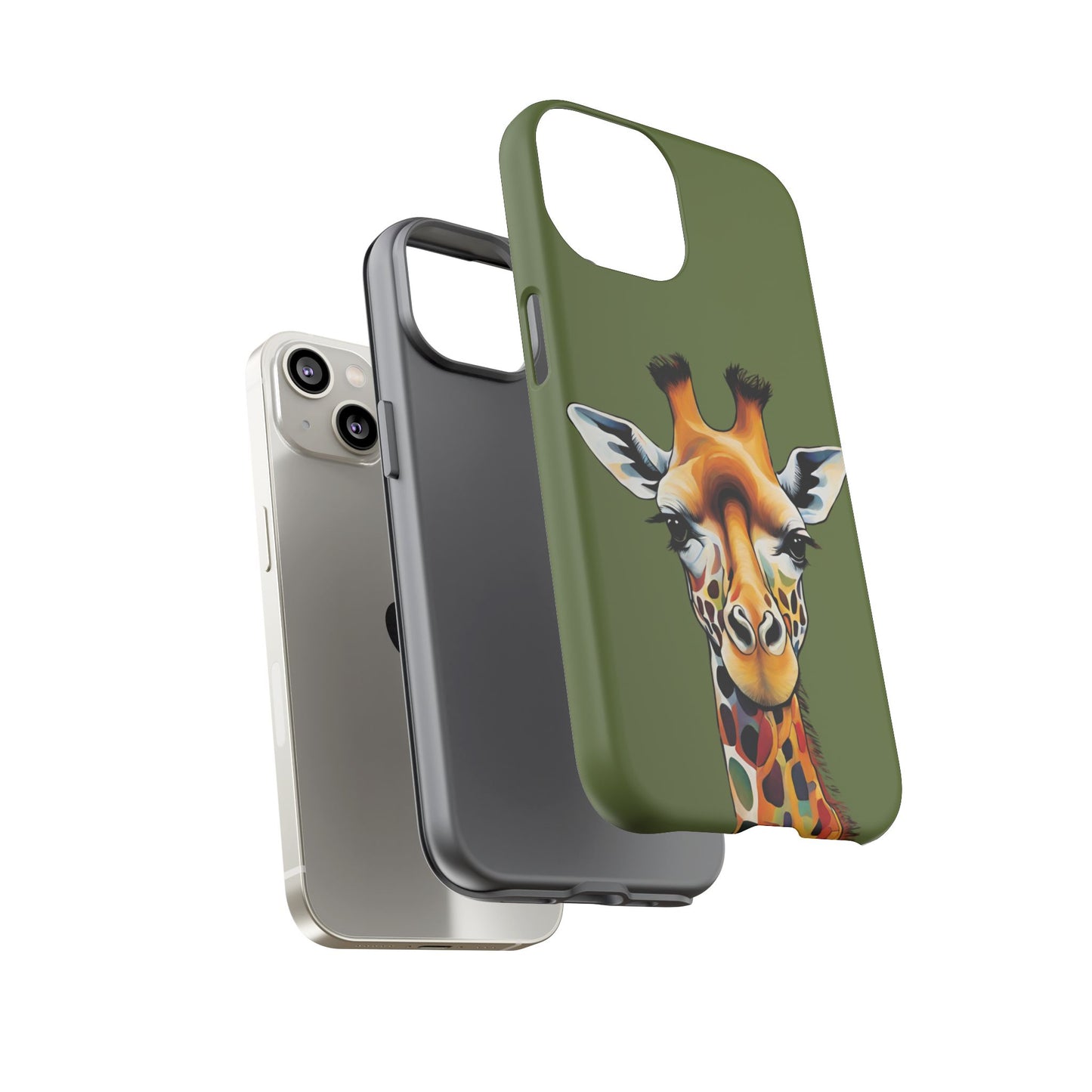 Giraffe Wildlife iPhone Samsung Galaxy Google Pixel Tough Cases