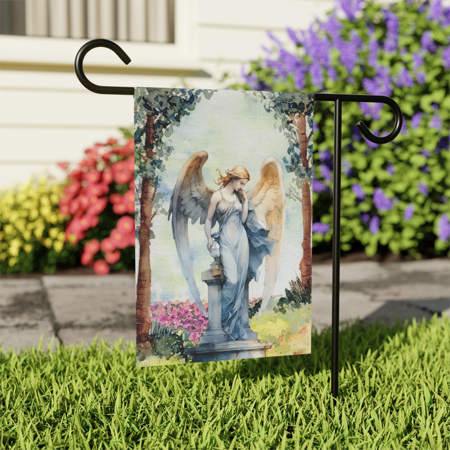 Blue Angel 2-Sided Garden & House Banner