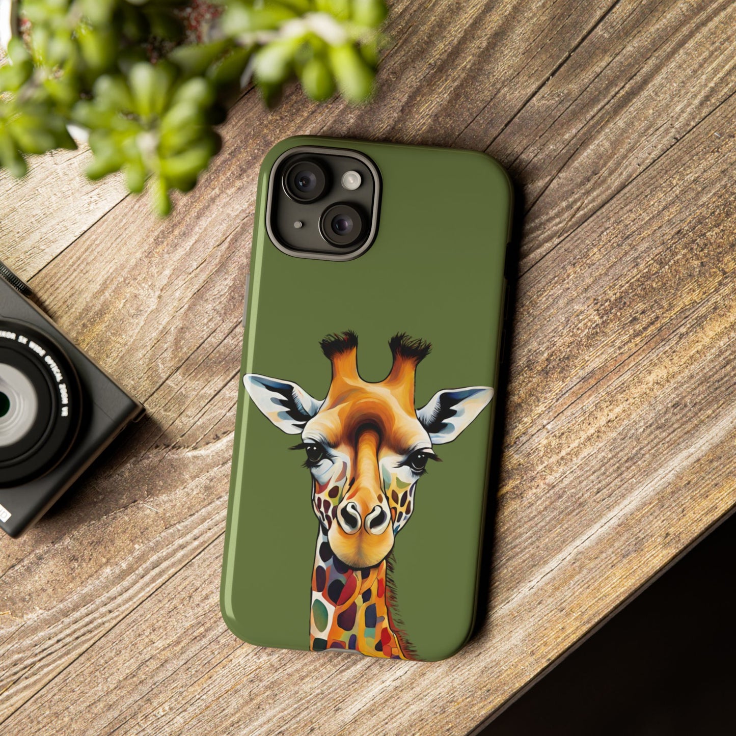 Giraffe Wildlife iPhone Samsung Galaxy Google Pixel Tough Cases