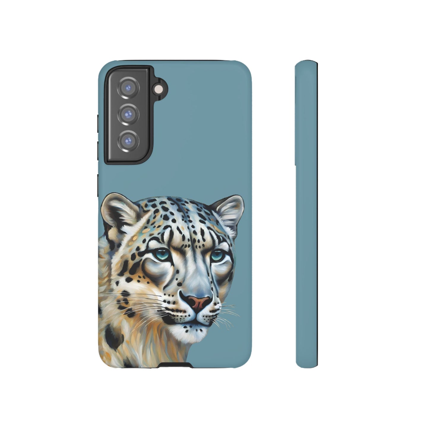 Snow Leopard iPhone Samsung Galaxy Google Pixel Tough Cases