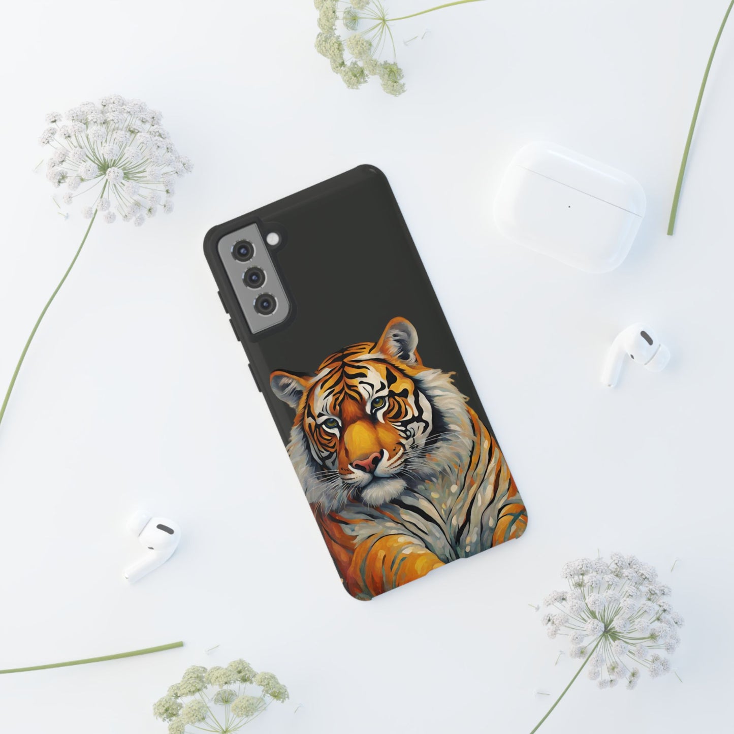 Tiger Wildlife iPhone Samsung Galaxy Google Pixel Tough Cases