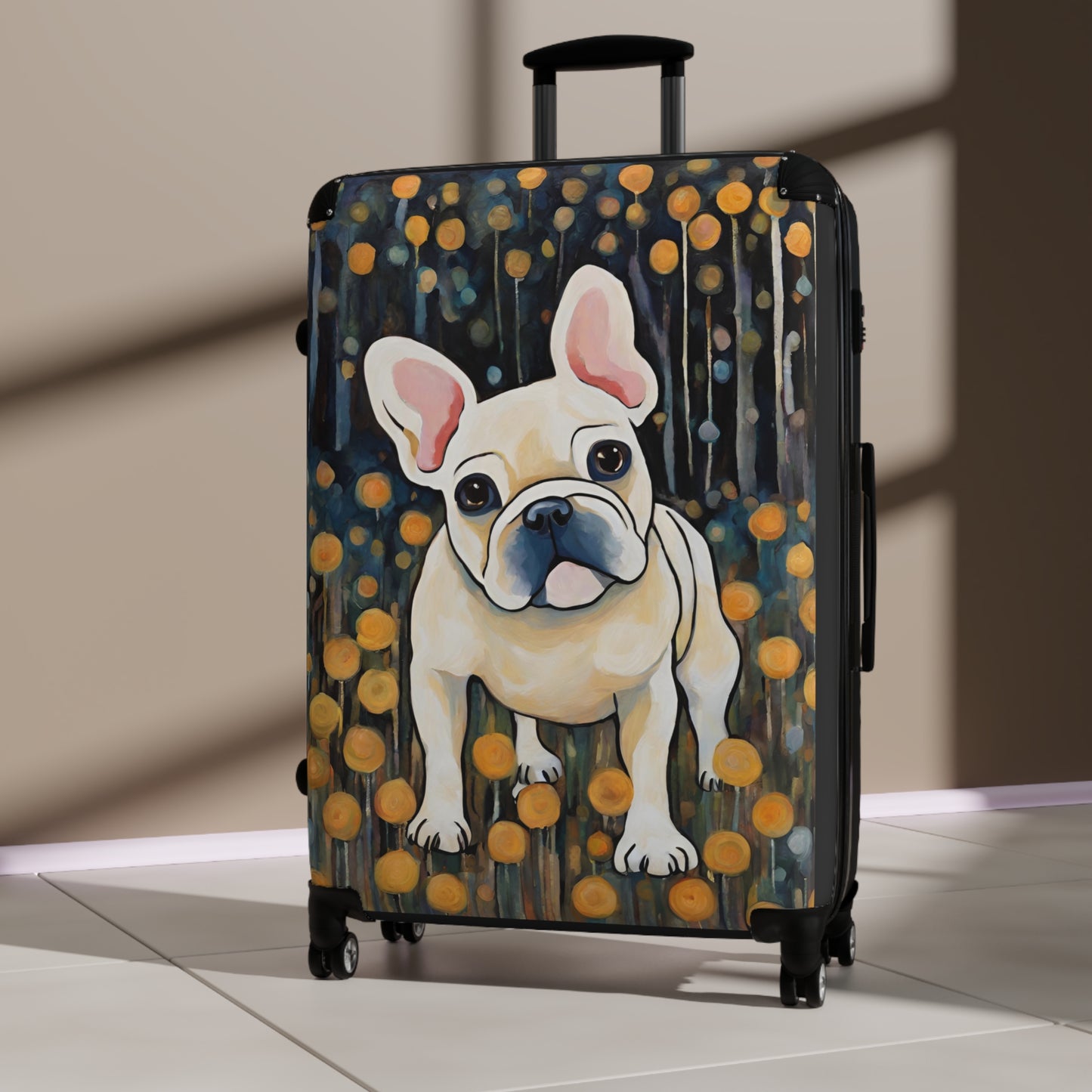 Have a Seat Frenchie Suitcase