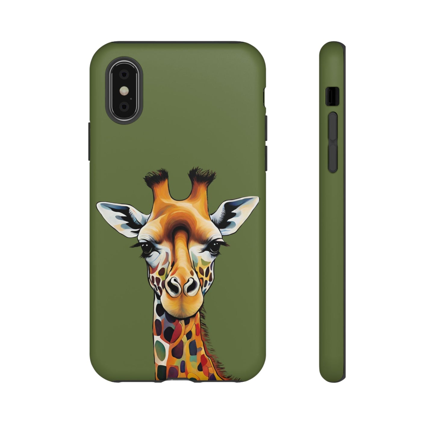 Giraffe Wildlife iPhone Samsung Galaxy Google Pixel Tough Cases