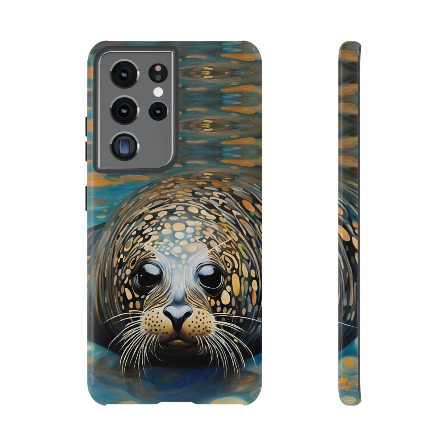 Harbor Seal Wildlife iPhone Samsung Galaxy Google Pixel Tough Cases