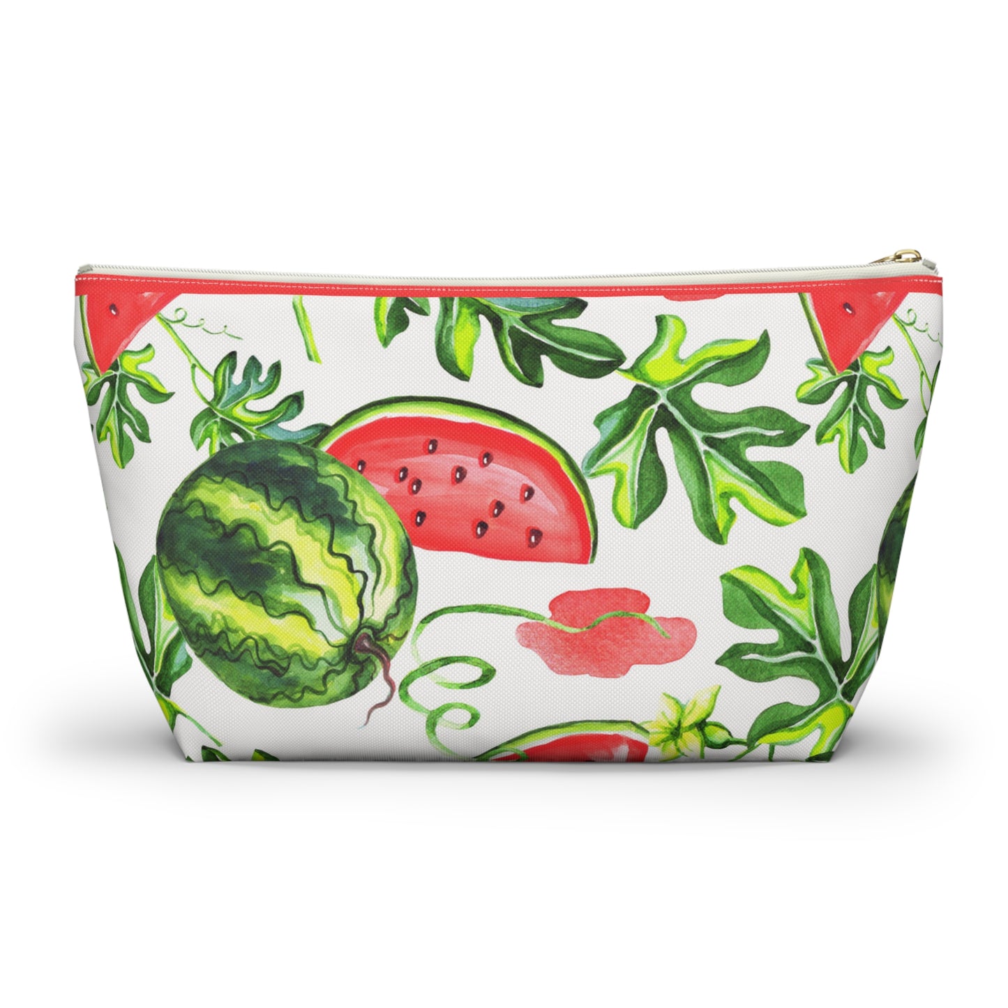 Watermelon Patch Accessory Pouch w T-bottom