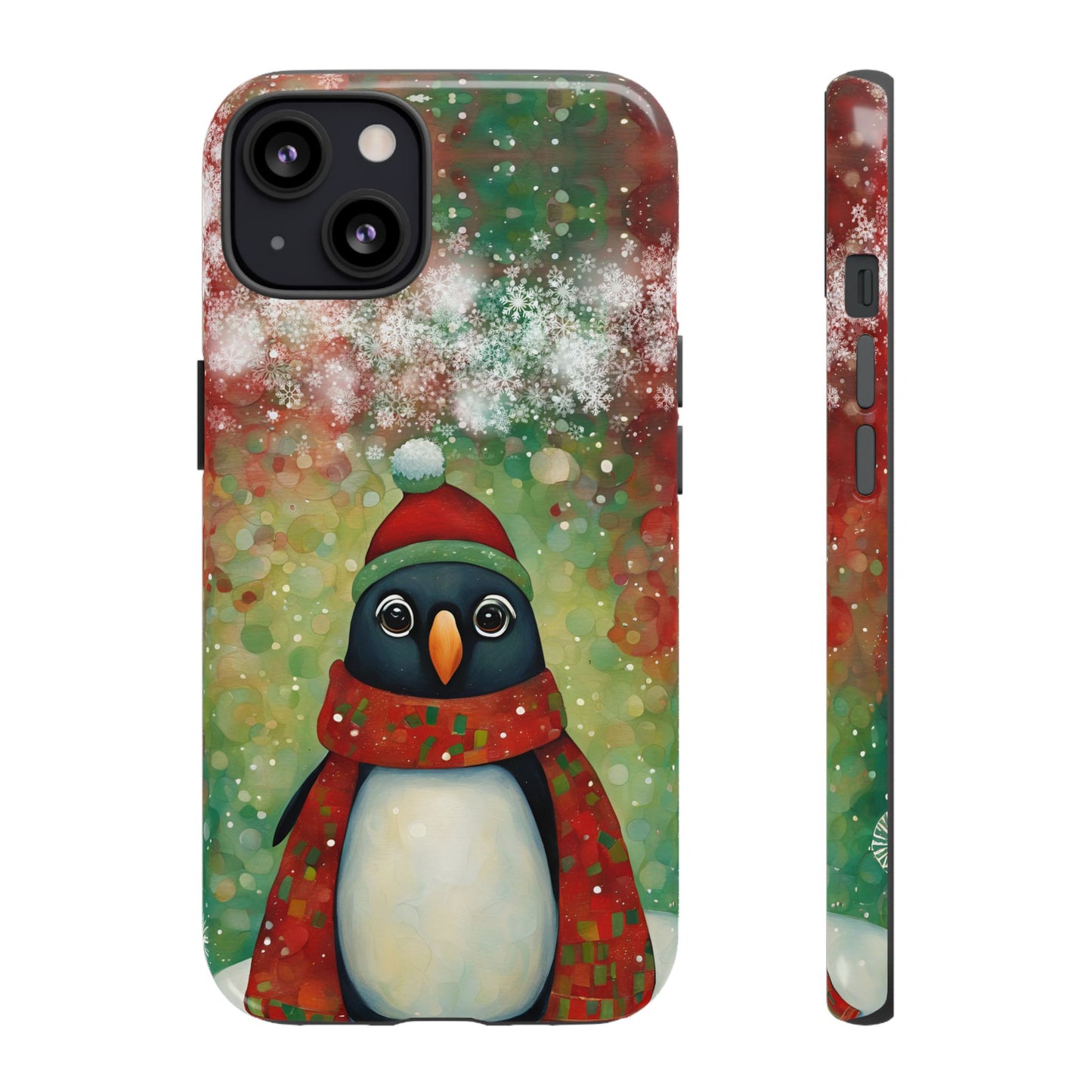 Christmas Penguin iPhone Samsung Galaxy Google Pixel Tough Cases