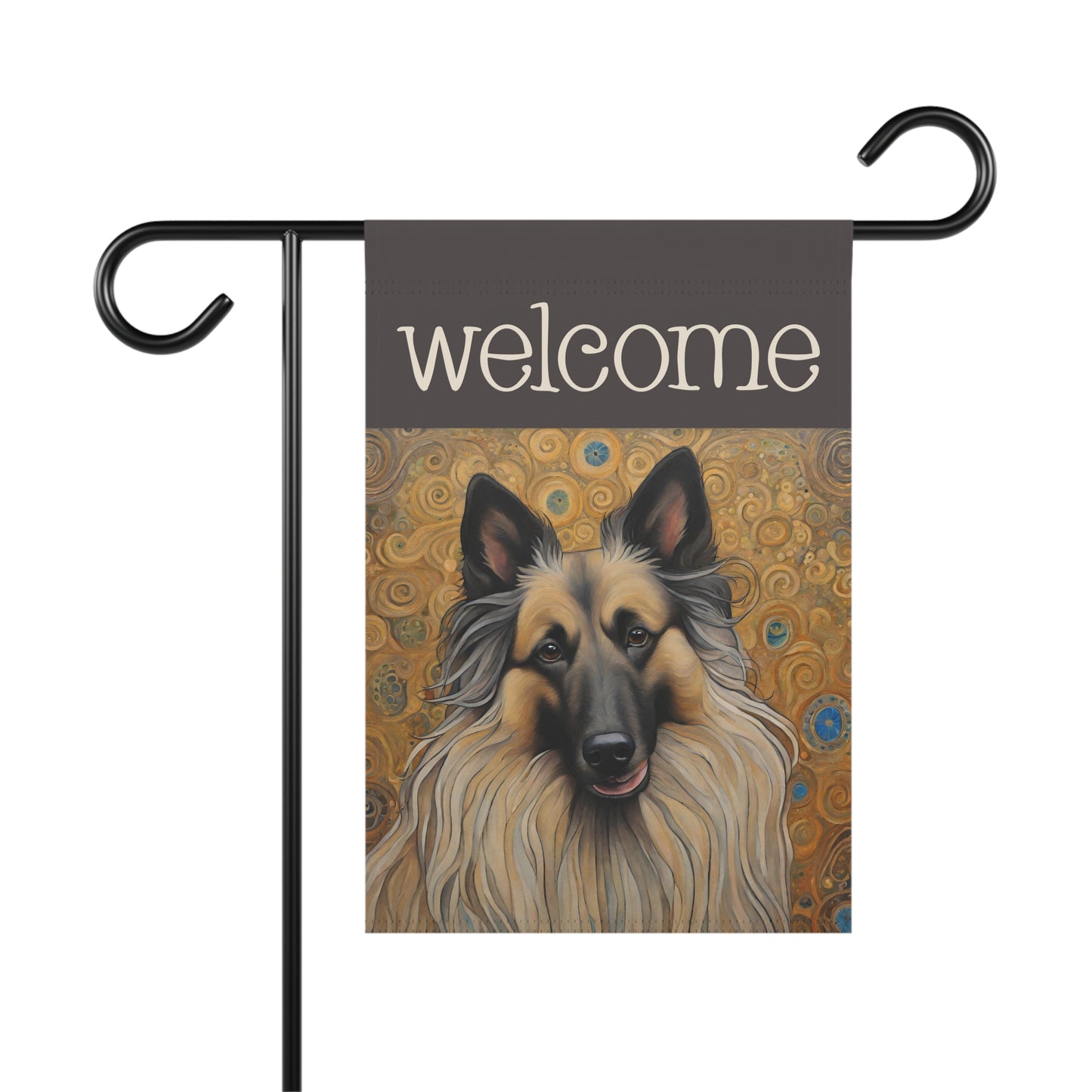 Belgian Tervuren Welcome 2-Sided Garden & House Flag/Banner