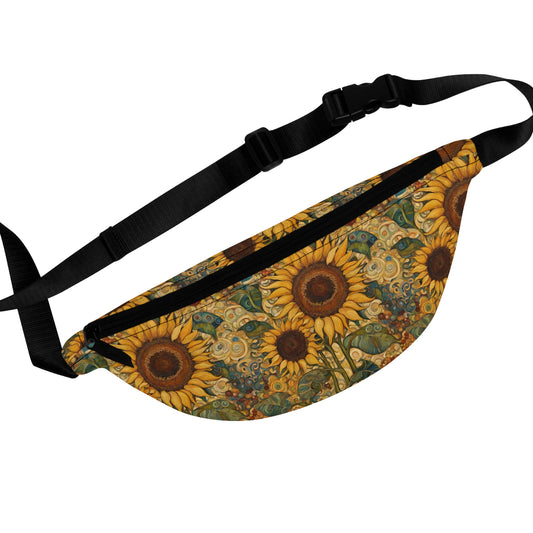 Sunflower Abstract Fanny Pack