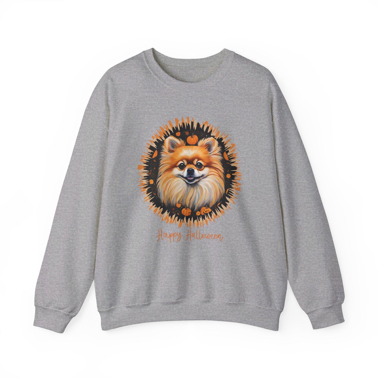 Pomeranian Halloween Unisex Heavy Blend™ Crewneck Sweatshirt