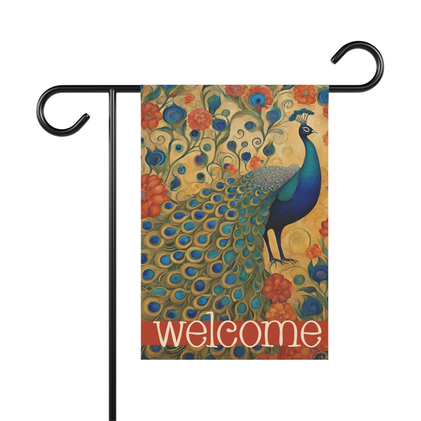 Flaunting It Welcome 2-Sided Garden & House Flag/Banner