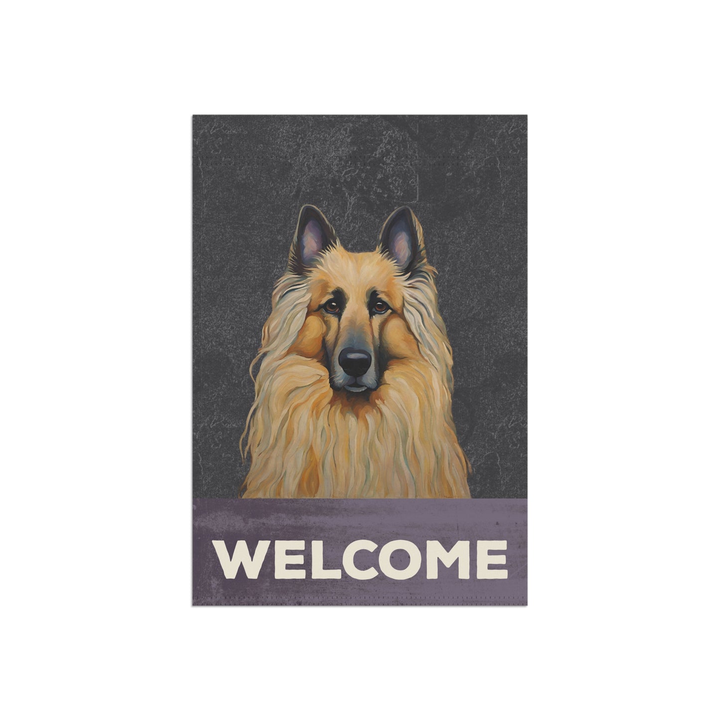 Belgian Tervuren Welcome 2-Sided Garden & House Flag/Banner