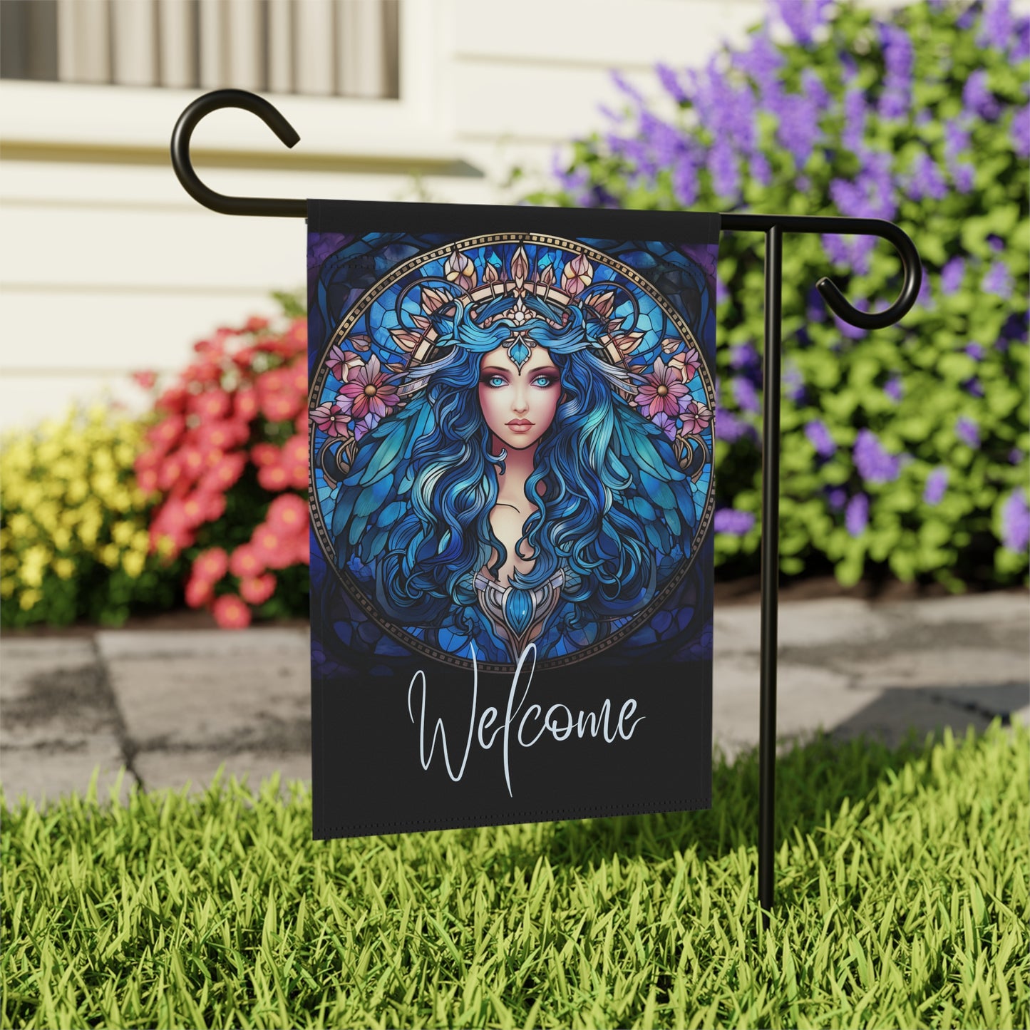 Goddess Welcome 2-Sided Garden & House Banner