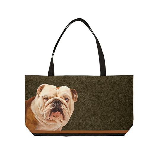 English Bulldog Weekender Tote Bag