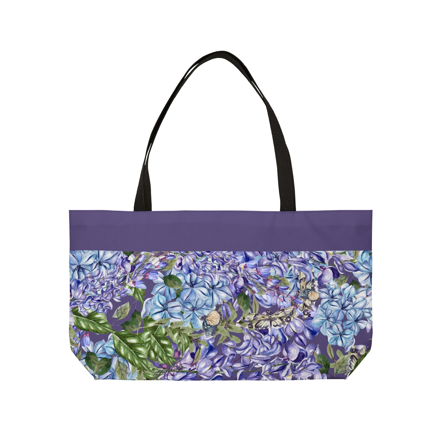 Purple Spring Weekender Tote Bag