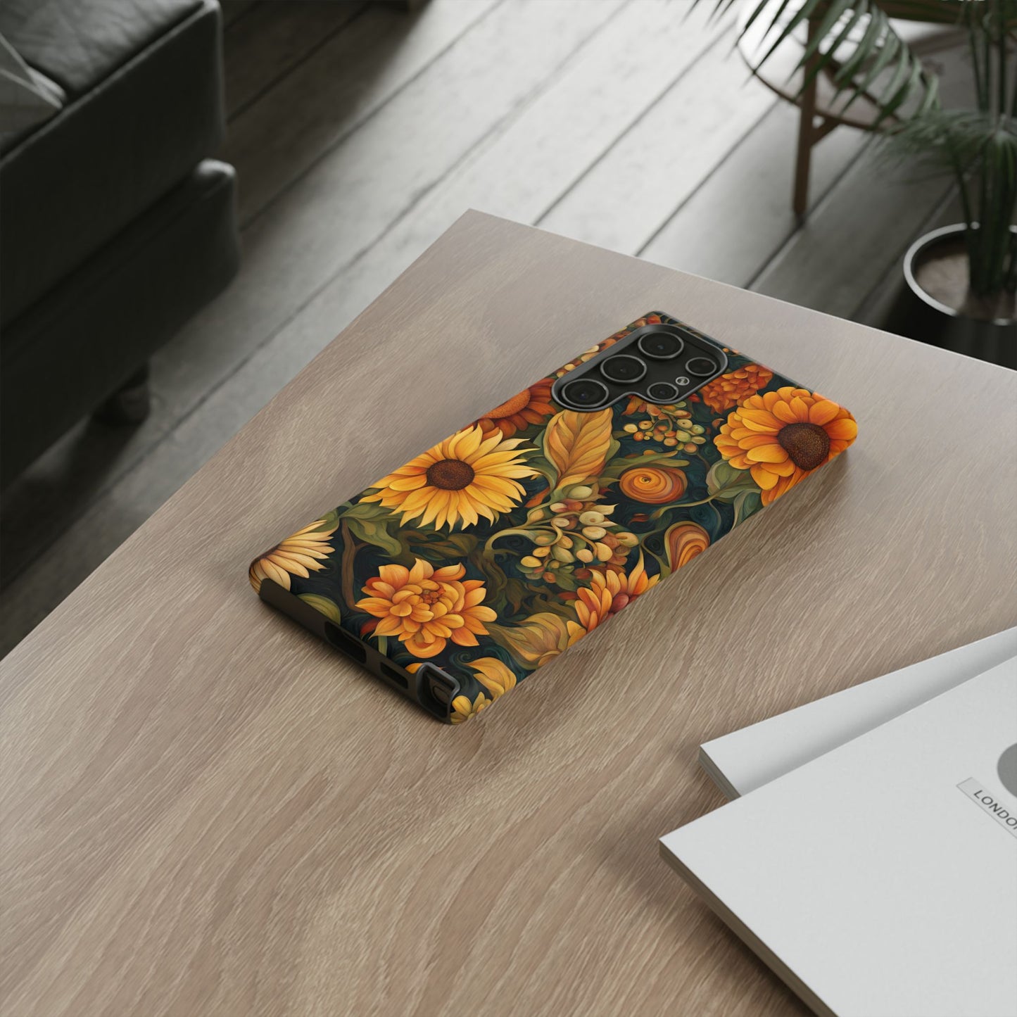 Autumn Flowers iPhone Samsung Galaxy Google Pixel Tough Cases