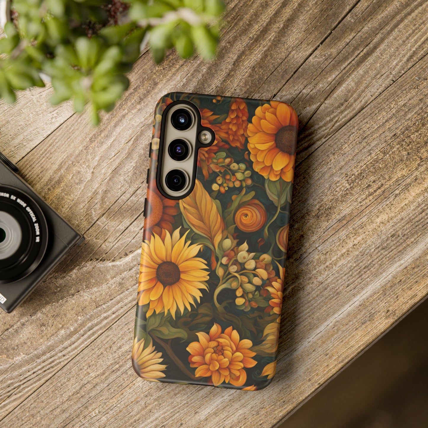 Autumn Flowers iPhone Samsung Galaxy Google Pixel Tough Cases