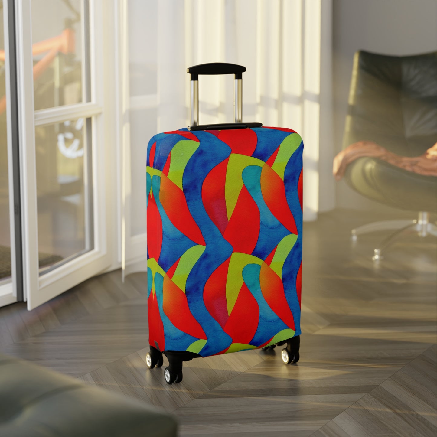 Obvious Bright Abstract Luggage Cover