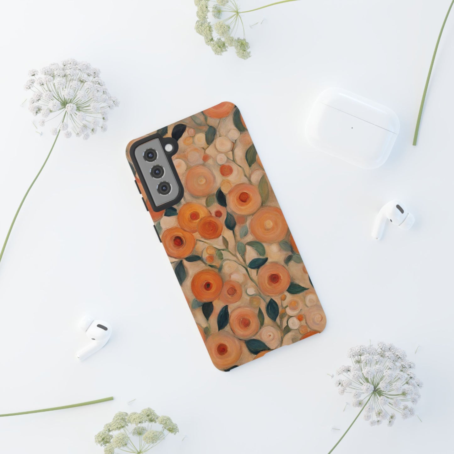 Citrus Floral iPhone Samsung Galaxy Google Pixel Tough Cases