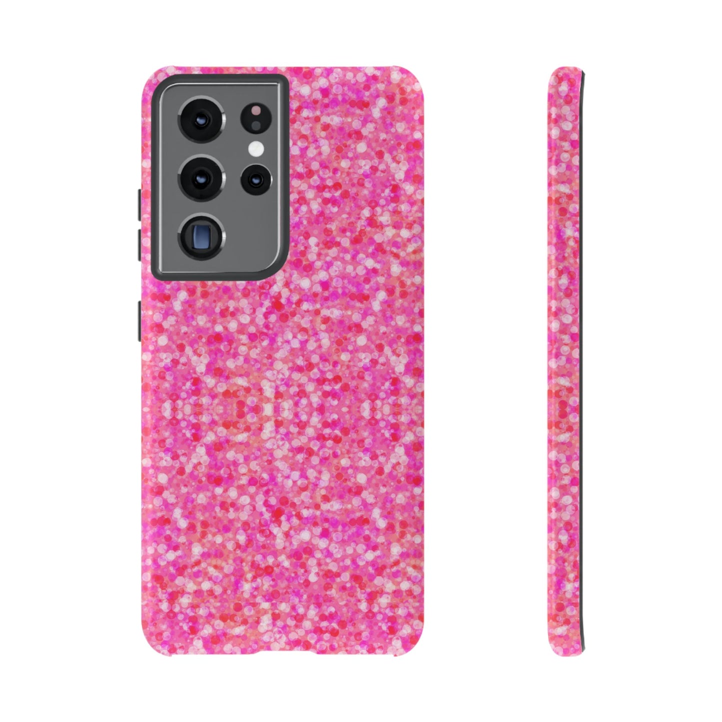 Poppin Pink iPhone Samsung Galaxy Google Pixel Tough Cases