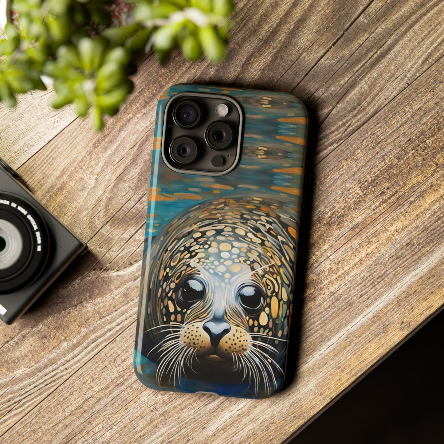 Harbor Seal Wildlife iPhone Samsung Galaxy Google Pixel Tough Cases