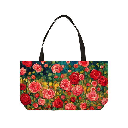 Wall of Roses Weekender Tote Bag