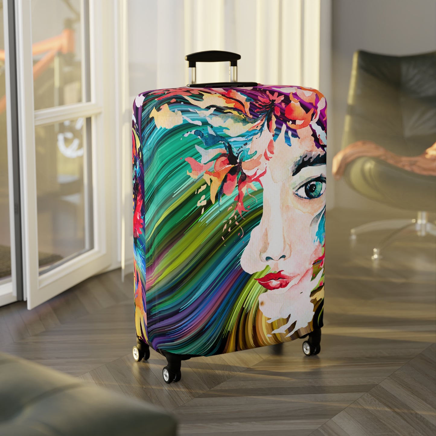 Insight Abstract Art Luggage Cover