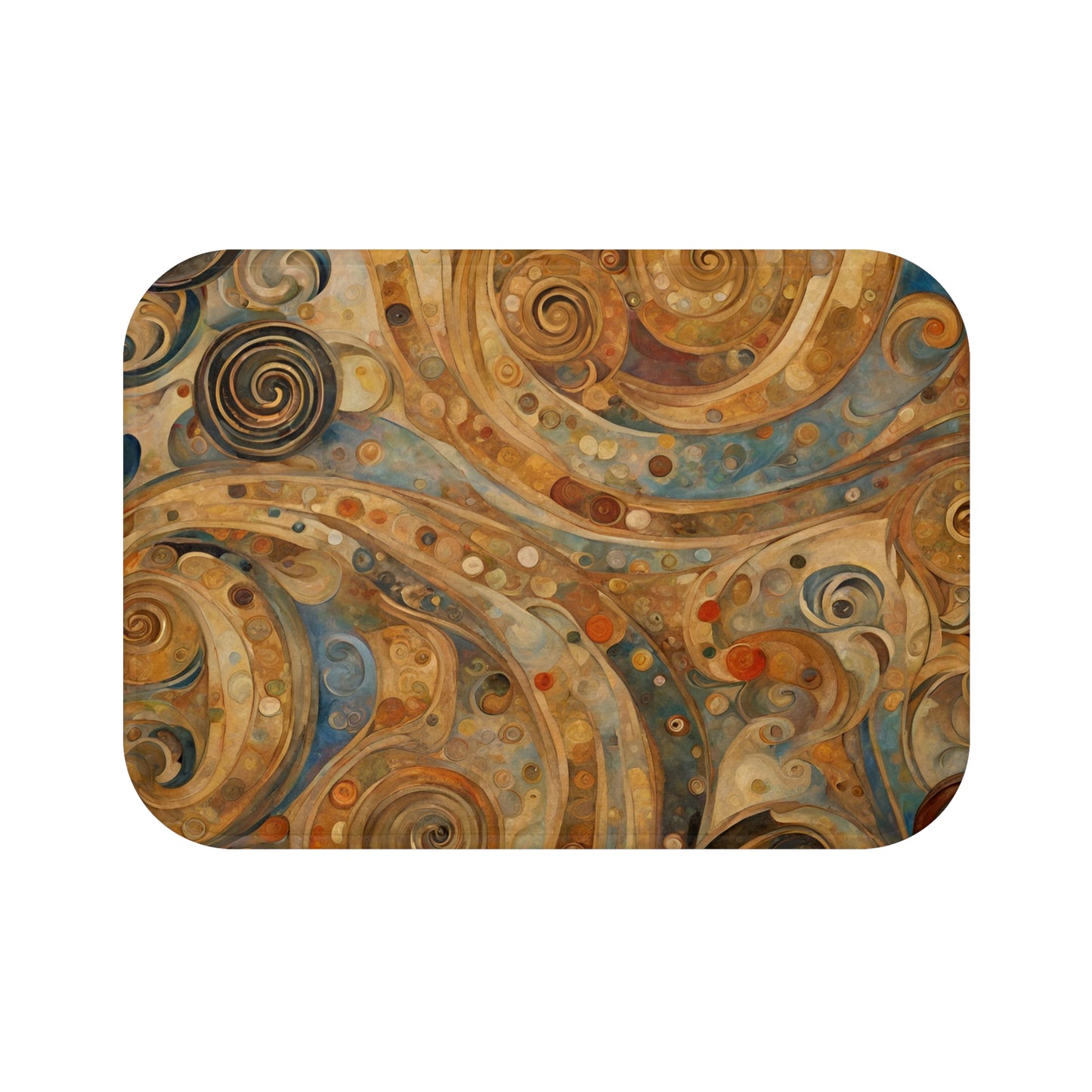 Moody Abstract Microfiber Bath Mat