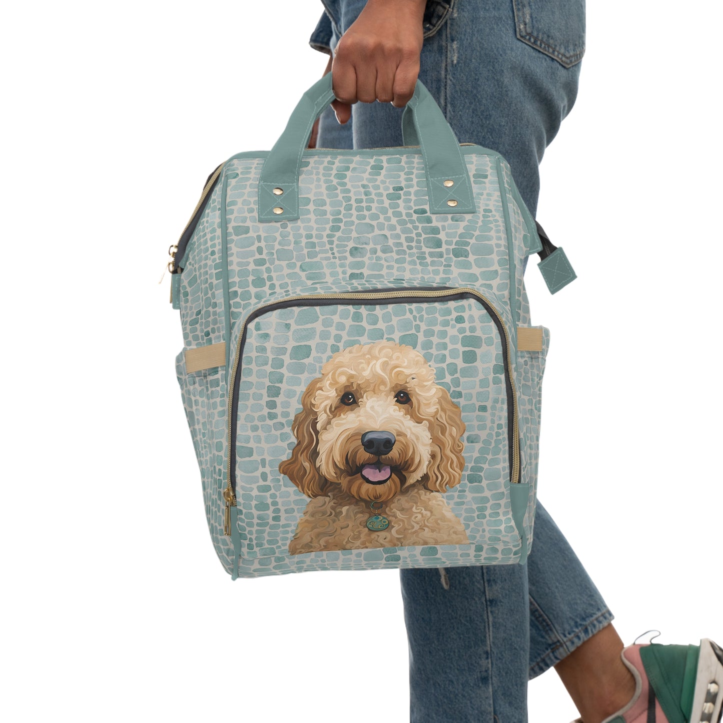 Goldendoodle Multifunctional Backpack