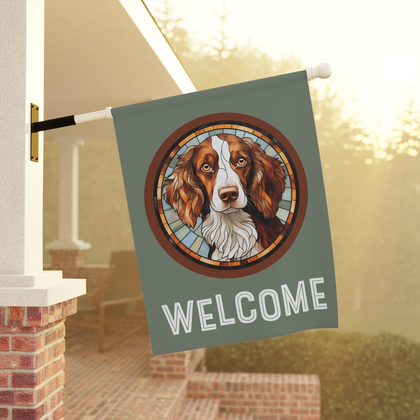 Brittany Welcome 2-Sded Garden & House Flag/Banner